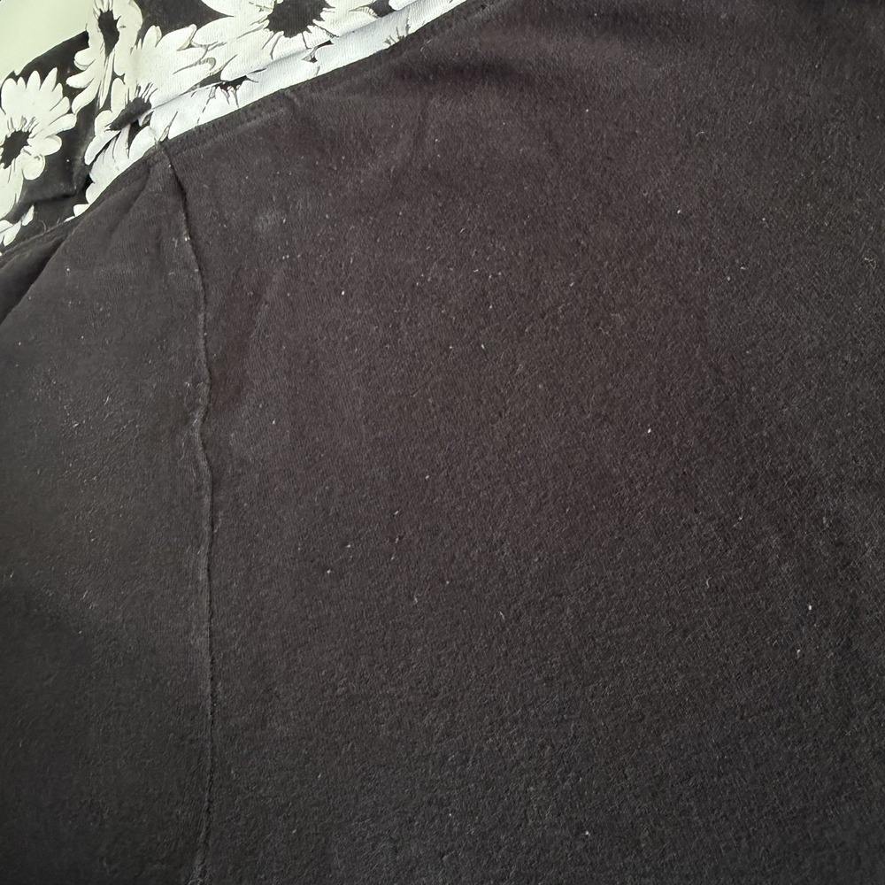 Victoria's Secret PINK Yoga Foldover Cropped Pants Black Rhinestone Sz Large Y2K - Picture 6 of 9